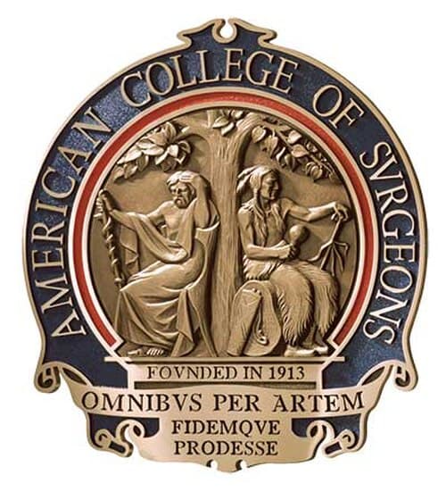 Fellow of the American College of Surgeons badge